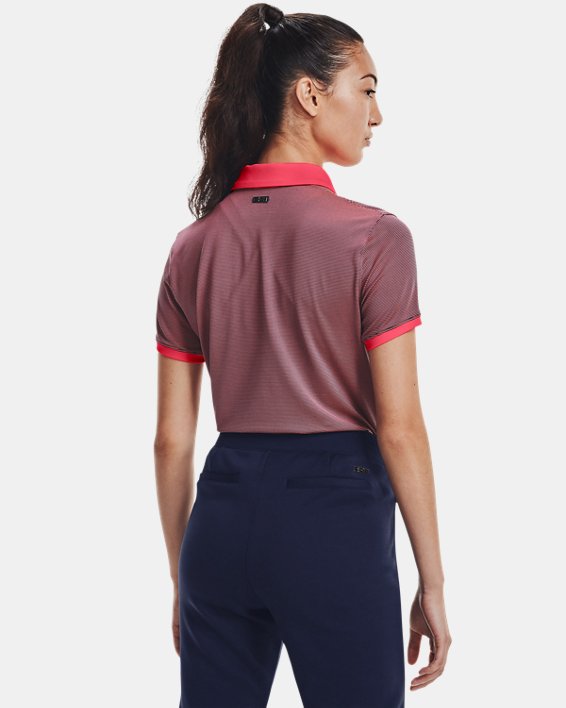 Women's UA Zinger Short Sleeve Polo, Blue, pdpMainDesktop image number 1